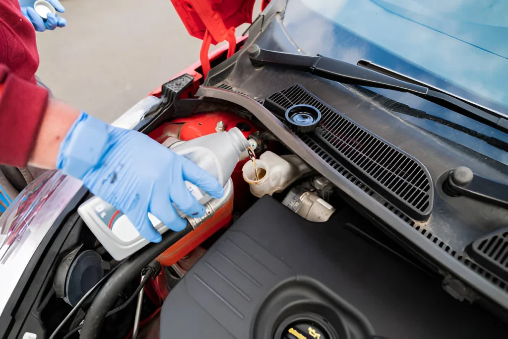 Changing brake fluid