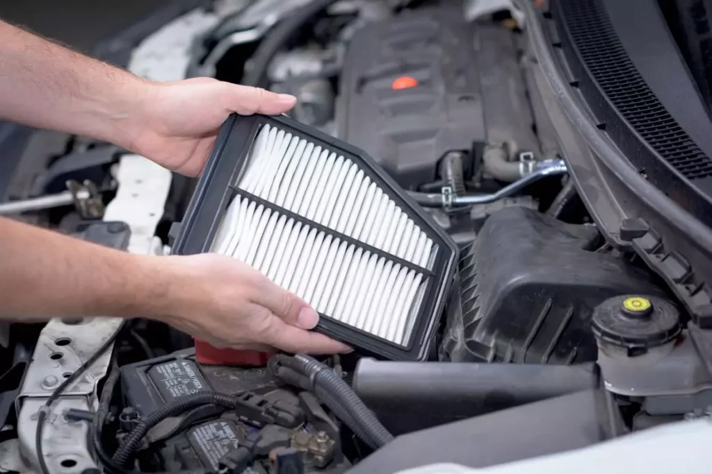 Change of air filters